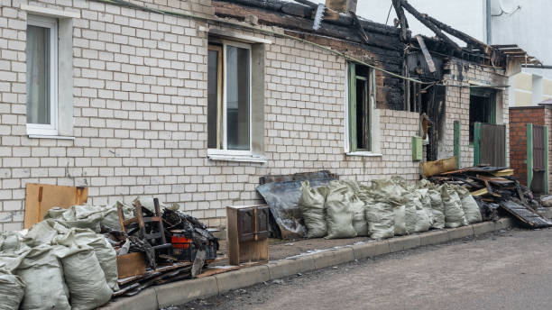 Professional Fire Damage Removal technician working in Dayton, VA